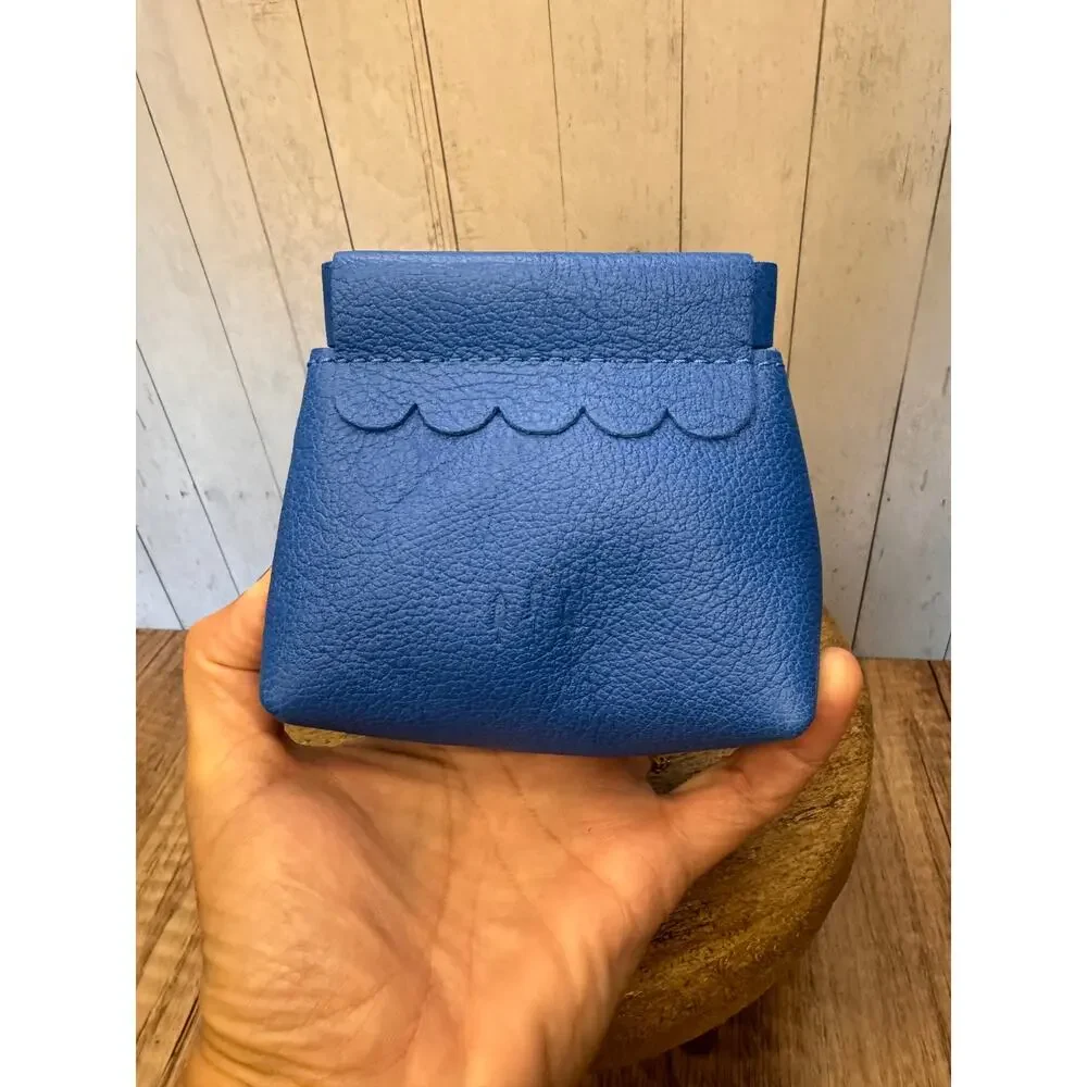 Portland Leather Penny Pouch SKY DIVE Penny Pouch FAST SHIP Blue Coin Purse